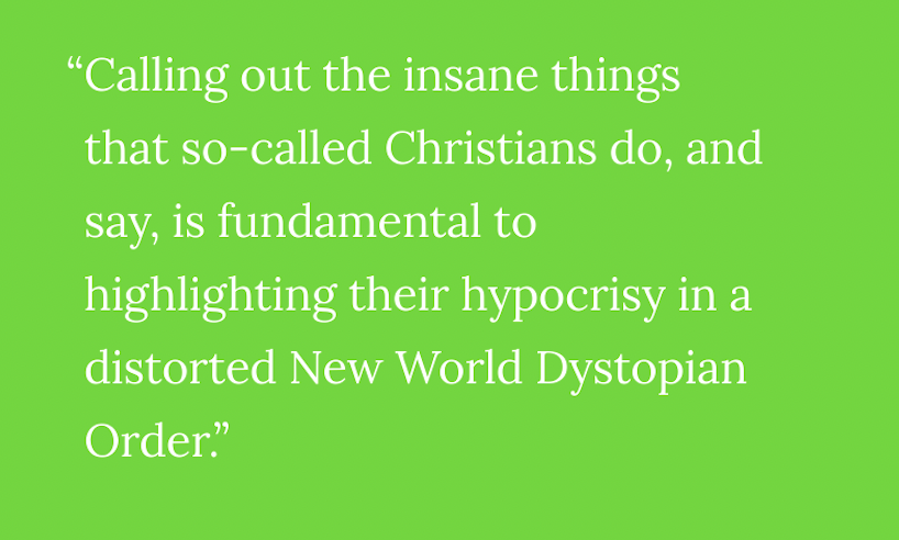 A message from one of my paid subscribers on Substack: christiannightmares.substack.com