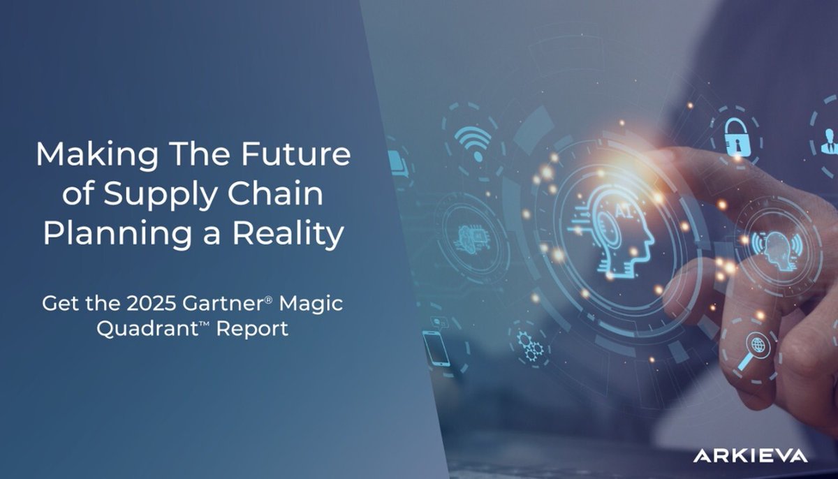 Looking for a supply chain planning partner? The 2025 Magic Quadrant for Supply Chain Planning Solutions evaluates the strengths and cautions of vendors across the market. See why Arkieva was recognized consistently in the Magic Quadrant for 10 years. bit.ly/4mqNes0