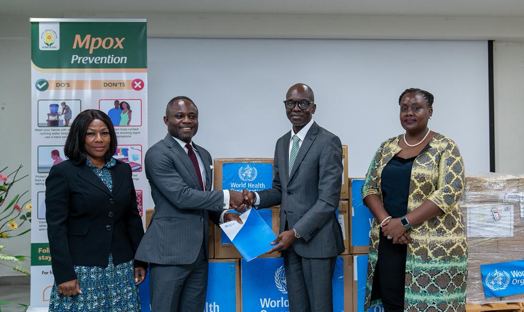 Prof. Mohamed Janabi (@profjanabi) on Twitter photo Pleased to hand over critical supplies including PPE and GeneXpert cartridges to support Ghana’s #mpox response.
<a href="/WHOAFRO/">WHO African Region</a> continues to work closely with national authorities to strengthen response efforts and end the outbreak. Pleased to hand over critical supplies including PPE and GeneXpert cartridges to support Ghana’s #mpox response.
<a href="/WHOAFRO/">WHO African Region</a> continues to work closely with national authorities to strengthen response efforts and end the outbreak.