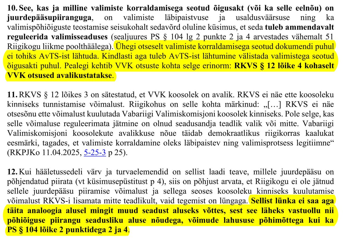 <a href="/ausadvalimised/">E-hääletus vaadeldavaks!</a> Õnneks lükkab õiguskantsler tagasi valimistega seotud teabe salastamise üldise turvakaalutluse või mõne lihtseaduse alusel, sj kaheldes ka selles, kas see saaks olla põhiseaduslik, kui Riigikogu sellise seaduse vastu võtaks. oiguskantsler.ee/sites/default/… #vaatlejad #õiguskantsler