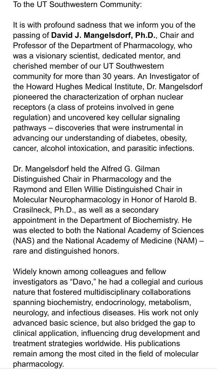 Daniel J Drucker (@danieljdrucker) on Twitter photo A new tragedy for the Endocrine community An outstanding scientist leaves us too soon <a href="/utswnews/">UTSW Media Relations</a> <a href="/theNASciences/">National Academy of Sciences</a> <a href="/TheEndoSociety/">Endocrine Society</a> A new tragedy for the Endocrine community An outstanding scientist leaves us too soon <a href="/utswnews/">UTSW Media Relations</a> <a href="/theNASciences/">National Academy of Sciences</a> <a href="/TheEndoSociety/">Endocrine Society</a>