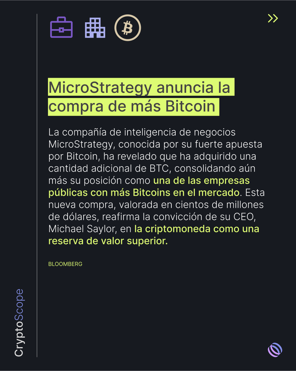 orbi_finance's tweet photo. Crypto Scope Weekly 🌍

🧩 La red Ethereum alcanza un nuevo hito de descentralización, reforzando su seguridad y autonomía.

🟠 MicroStrategy vuelve a apostar por Bitcoin con una nueva compra estratégica.

🇰🇷 Corea del Sur presenta nuevas regulaciones para las stablecoins, buscando mayor control y transparencia.

#CryptoNews #Ethereum #Bitcoin #Stablecoins