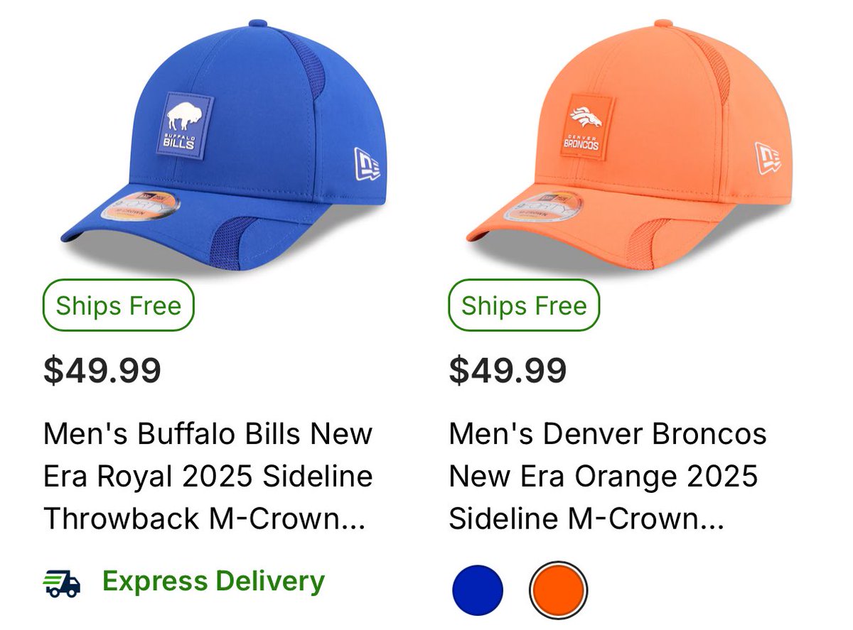 Jesus christ the new hats on <a href="/NFL/">NFL</a> shop look like dog sh-t. 🤢

<a href="/Fanatics/">Fanatics</a> continues to be the worst f-cking thing to happen to sports since drug tests. 😩