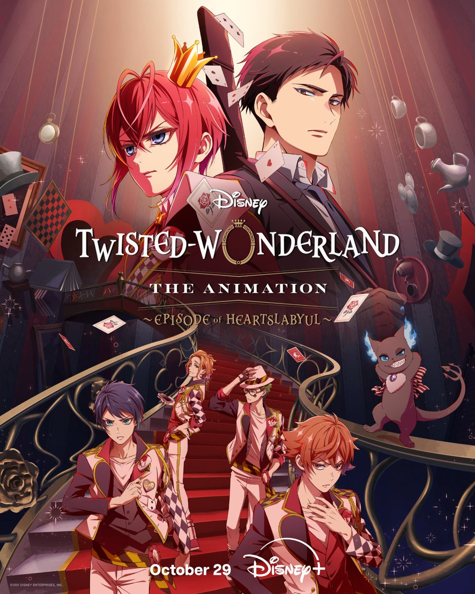 ♦️ Get ready to enter the dormitory of rules and roses. Disney's #TwistedWonderland is available October 29, only on #DisneyPlusPH.