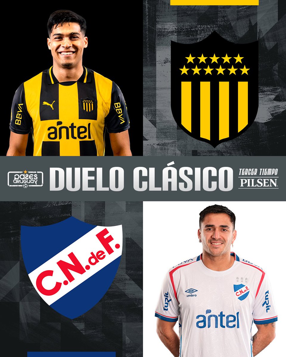 PasesUruguay (@pasesuruguay) on Twitter photo Vivimos la previa del clásico 🔜
¿Qué jugador es más desnivelante?
Presenta: <a href="/PilsenUruguay/">Pilsen Uruguay</a> Vivimos la previa del clásico 🔜
¿Qué jugador es más desnivelante?
Presenta: <a href="/PilsenUruguay/">Pilsen Uruguay</a>