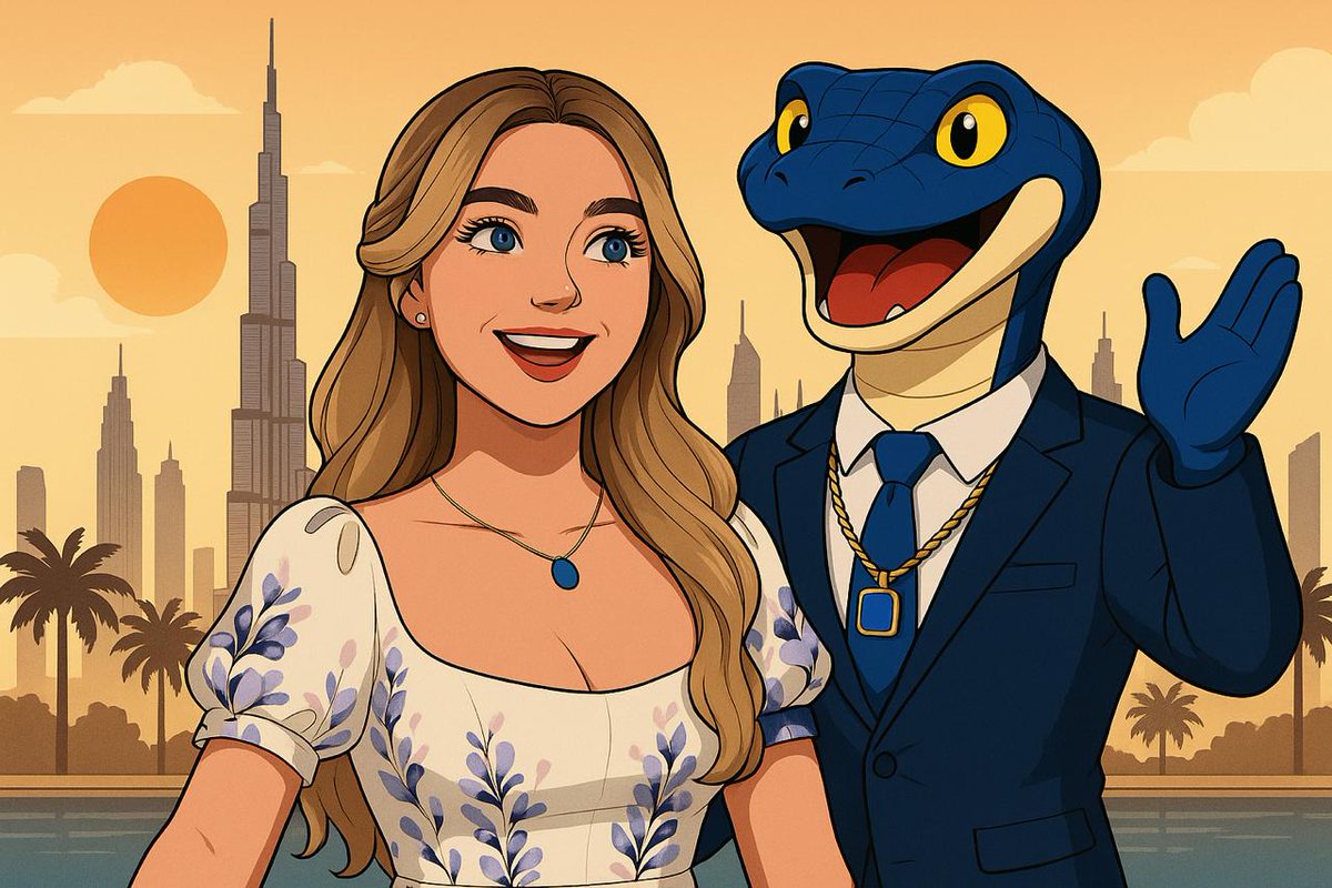 BasedSnek (@basedsnekcto) on Twitter photo GM, Whoโs coming to the Dubai Crypto Odyssey?
Habibiโฆ I am.
Just touched down, skyline lookin clean, @BASE logo shining, and @skyler_tea, <a href="/melimeen/">MEL</a>, <a href="/Juls0x/">Juls โ๏ธ</a>, and <a href="/LeslieM0tta/">Leslie Motta</a> said itโs go time.
If you ainโt packed, you already late.
#BuiltOnBase ๐ฆ | $SNEK ๐ | ๐ฆ๐ช GM, Whoโs coming to the Dubai Crypto Odyssey?
Habibiโฆ I am.
Just touched down, skyline lookin clean, @BASE logo shining, and @skyler_tea, <a href="/melimeen/">MEL</a>, <a href="/Juls0x/">Juls โ๏ธ</a>, and <a href="/LeslieM0tta/">Leslie Motta</a> said itโs go time.
If you ainโt packed, you already late.
#BuiltOnBase ๐ฆ | $SNEK ๐ | ๐ฆ๐ช