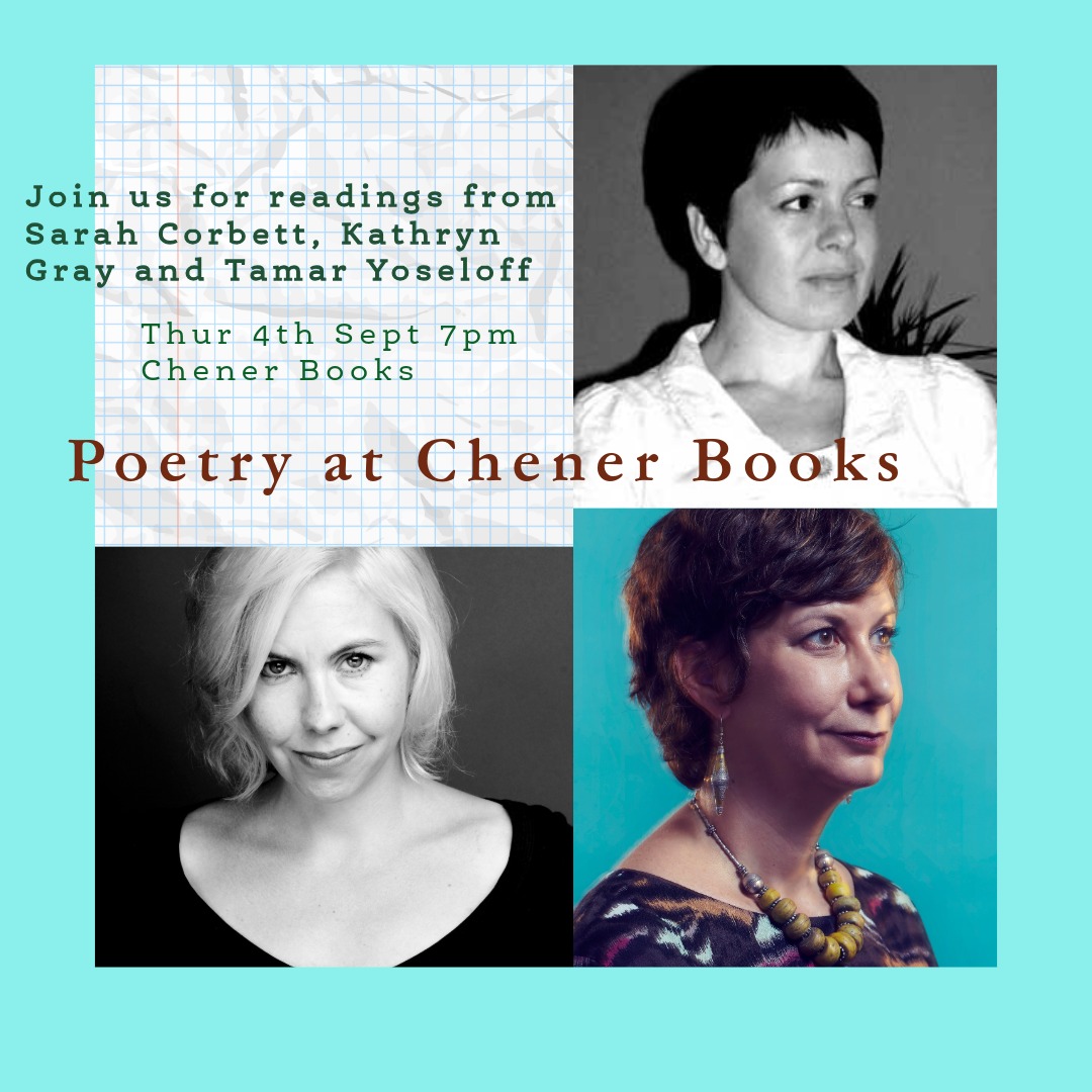 Sarah Corbett (@sarahcorbett70) on Twitter photo I am delighted that Chener Books @chenerbooks are hosting the London launch of my sixth collection of poetry, The Ishtar Gate <a href="/PavilionPoetry/">Pavilion Poetry</a> on September 4th, with the brilliant Kathryn Gray <a href="/KathrynGray/">Kathryn Gray</a> and Tamar Yoseloff @Tamaryoseloff sign up on eventbrite! I am delighted that Chener Books @chenerbooks are hosting the London launch of my sixth collection of poetry, The Ishtar Gate <a href="/PavilionPoetry/">Pavilion Poetry</a> on September 4th, with the brilliant Kathryn Gray <a href="/KathrynGray/">Kathryn Gray</a> and Tamar Yoseloff @Tamaryoseloff sign up on eventbrite!
