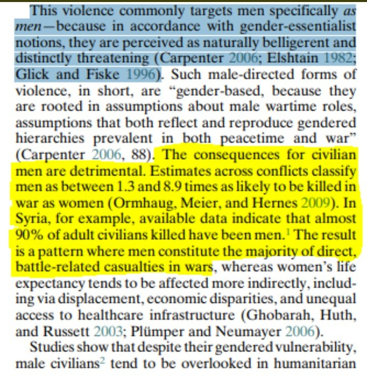 gendercide against non combat adult males the default setting for genocide..require the least kind of moral justification to kill within popular imagination. Much easier to dehumanized them which is why Palestinian men become the basis of dehumanizing the population broadley