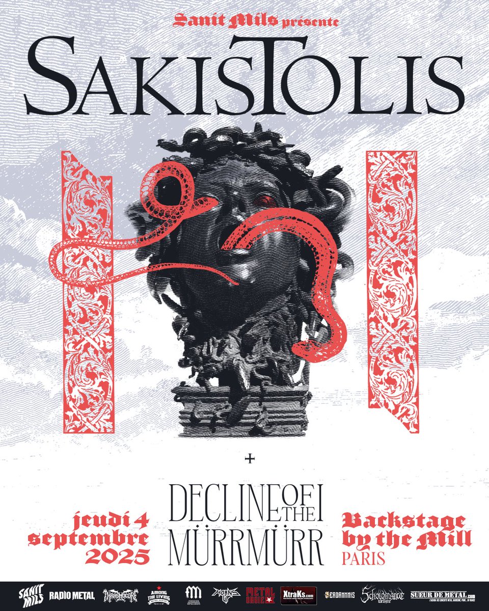 Sakis Tolis, la tête pensante de Rotting Christ, sera de passage à Paris le 4 septembre. Avec à la clé un beau plateau !
Billetterie : seetickets.com/fr/event/sakis…