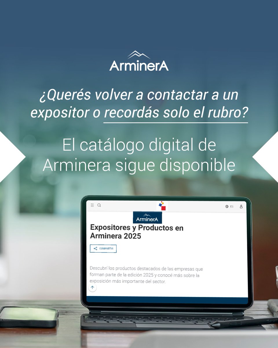 🔎 ¿Querés volver a contactar a una empresa o recordar qué expositor ofrecía ese servicio que te interesó?

El Catálogo Digital de Arminera está para que encuentres por nombre, rubro o producto a todas las empresas que formaron parte de la exposición.

📂 arminera.com.ar