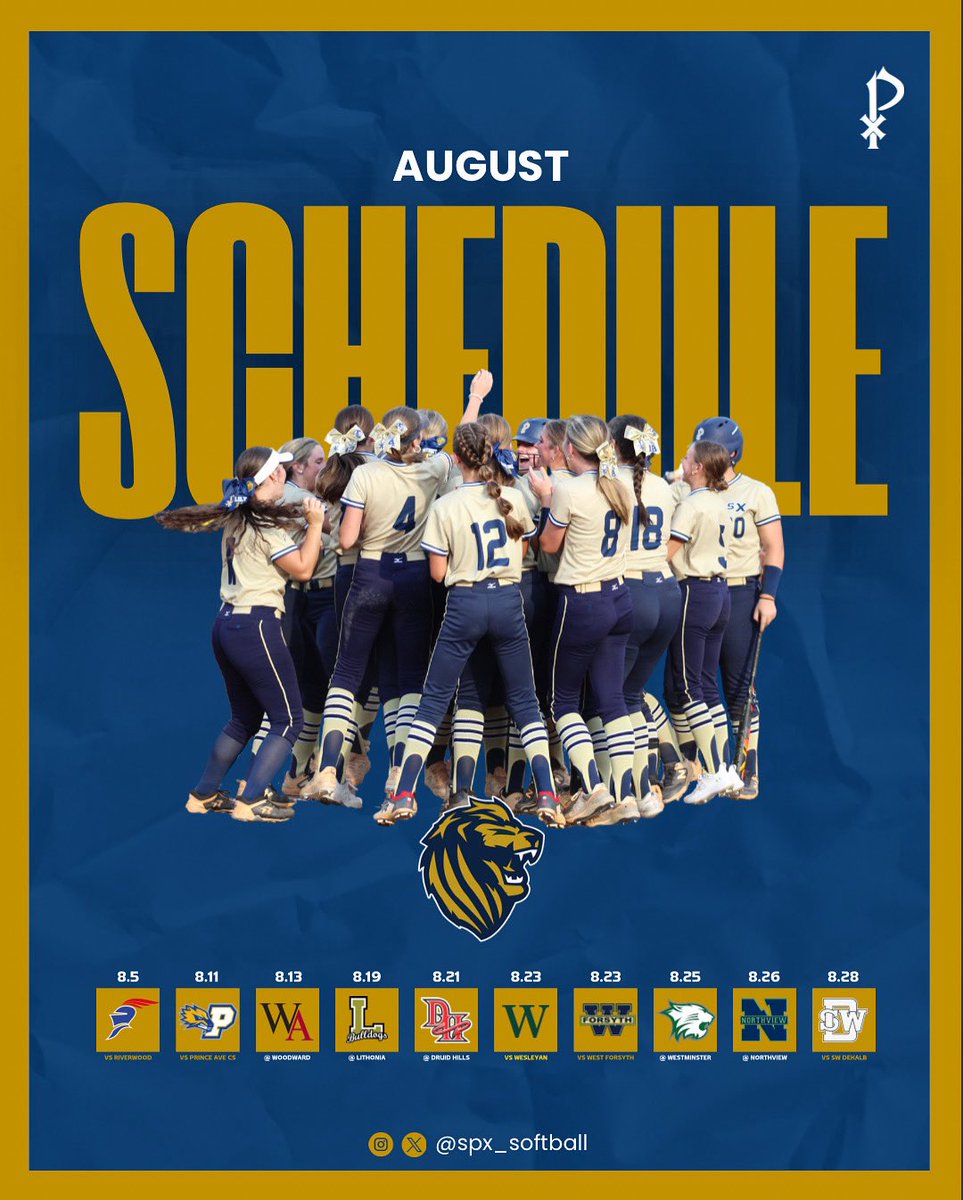The season officially kicks off on Tuesday August 5th. We’ve got a packed schedule, come out and support the Golden Lions this August.
#BeTheReasonSPX