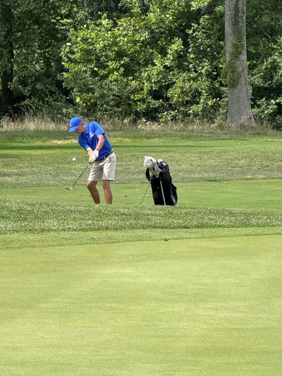 Madeira Golf Teams (@madeiragolfteam) on Twitter photo The Stangs hosted the 16th Annual Madeira Invitational today at the Vineyard. We finished 9th out of 13 teams with a score of 365.
Madeira scoring:
Wade Wischer 86 
Nate Hyland 86 
Evan Cissell 89
Dawson Brock 104 
Luke Kuester 109
Drew Monnin 109 The Stangs hosted the 16th Annual Madeira Invitational today at the Vineyard. We finished 9th out of 13 teams with a score of 365.
Madeira scoring:
Wade Wischer 86 
Nate Hyland 86 
Evan Cissell 89
Dawson Brock 104 
Luke Kuester 109
Drew Monnin 109