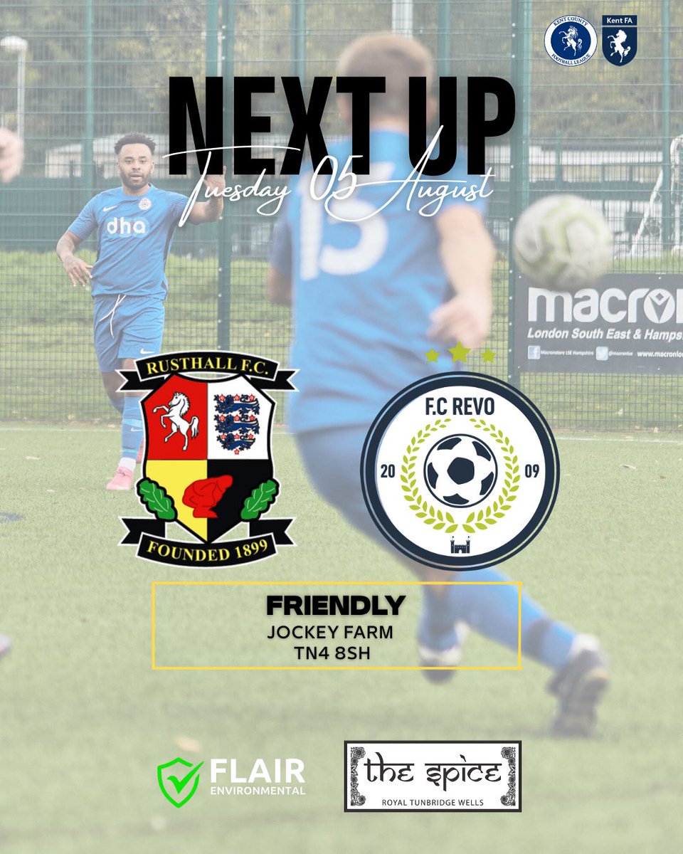 FC Revo (@_fcrevo) on Twitter photo ππ’π ππ‘π π¦π’π’π‘
Back in action tomorrow evening for our penultimate pre-season friendly. We face <a href="/FCRusthall/">Rusthall FC</a> U23 under the lights.
Kick off is at 19:45. Clubhouse open. All support welcome.
#UTR #COYR ππ’π ππ‘π π¦π’π’π‘
Back in action tomorrow evening for our penultimate pre-season friendly. We face <a href="/FCRusthall/">Rusthall FC</a> U23 under the lights.
Kick off is at 19:45. Clubhouse open. All support welcome.
#UTR #COYR
