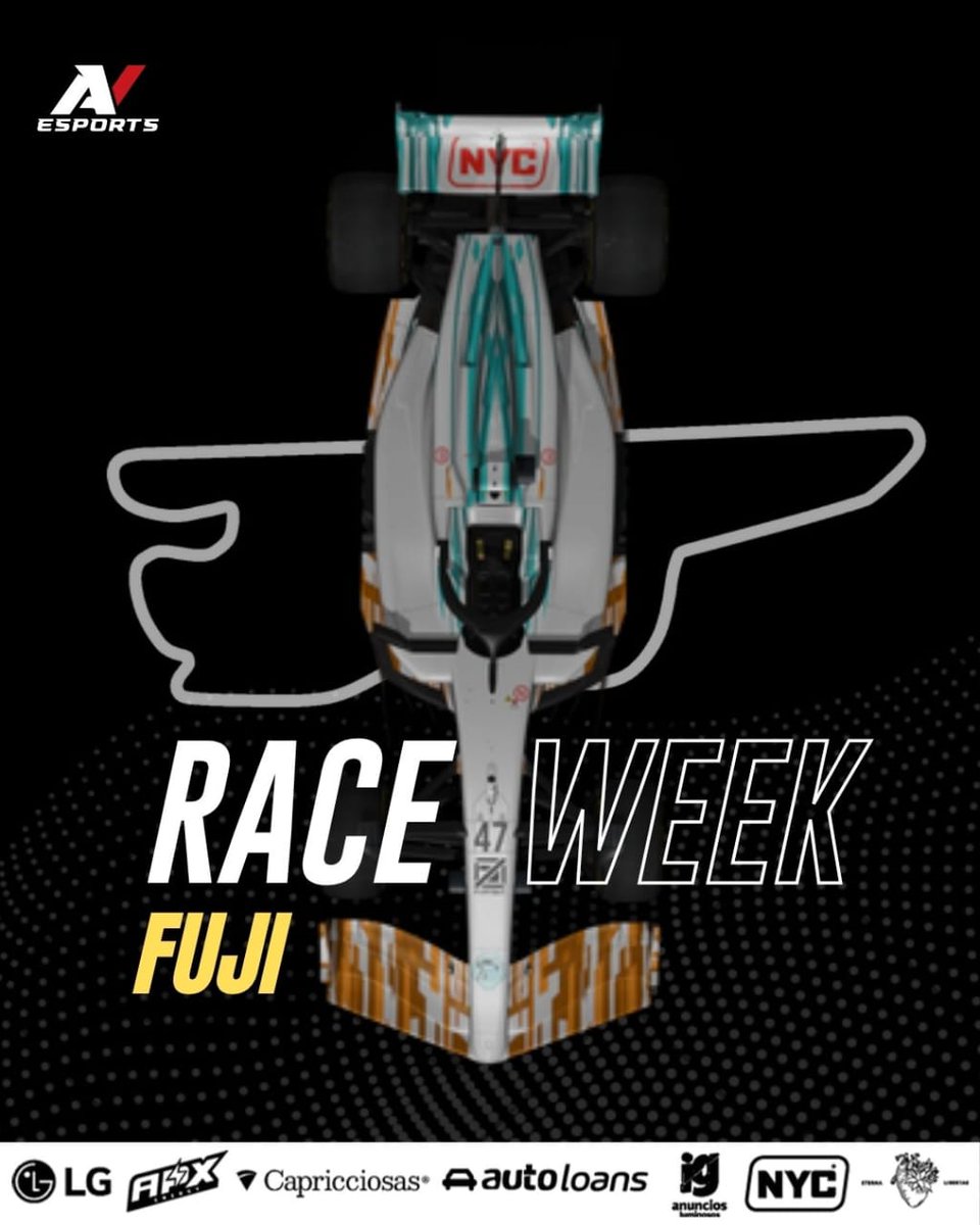 avesports_latam's tweet photo. 🚨 RACE WEEK: FUJI SPEEDWAY 🚨
🏎 No te pierdas la fecha 14 de la Formula AV 👀
📅 09/08/25
🕒 14:00 (GMT-6)
📺 Transmisión en vivo:
🟣Twitch: https://t.co/NpGZo0Mo49
🔴YouTube: https://t.co/63DocESXrT
#SimRacingMX #FormulaAV #simracing #simracingmexico https://t.co/OI6osq74Ju