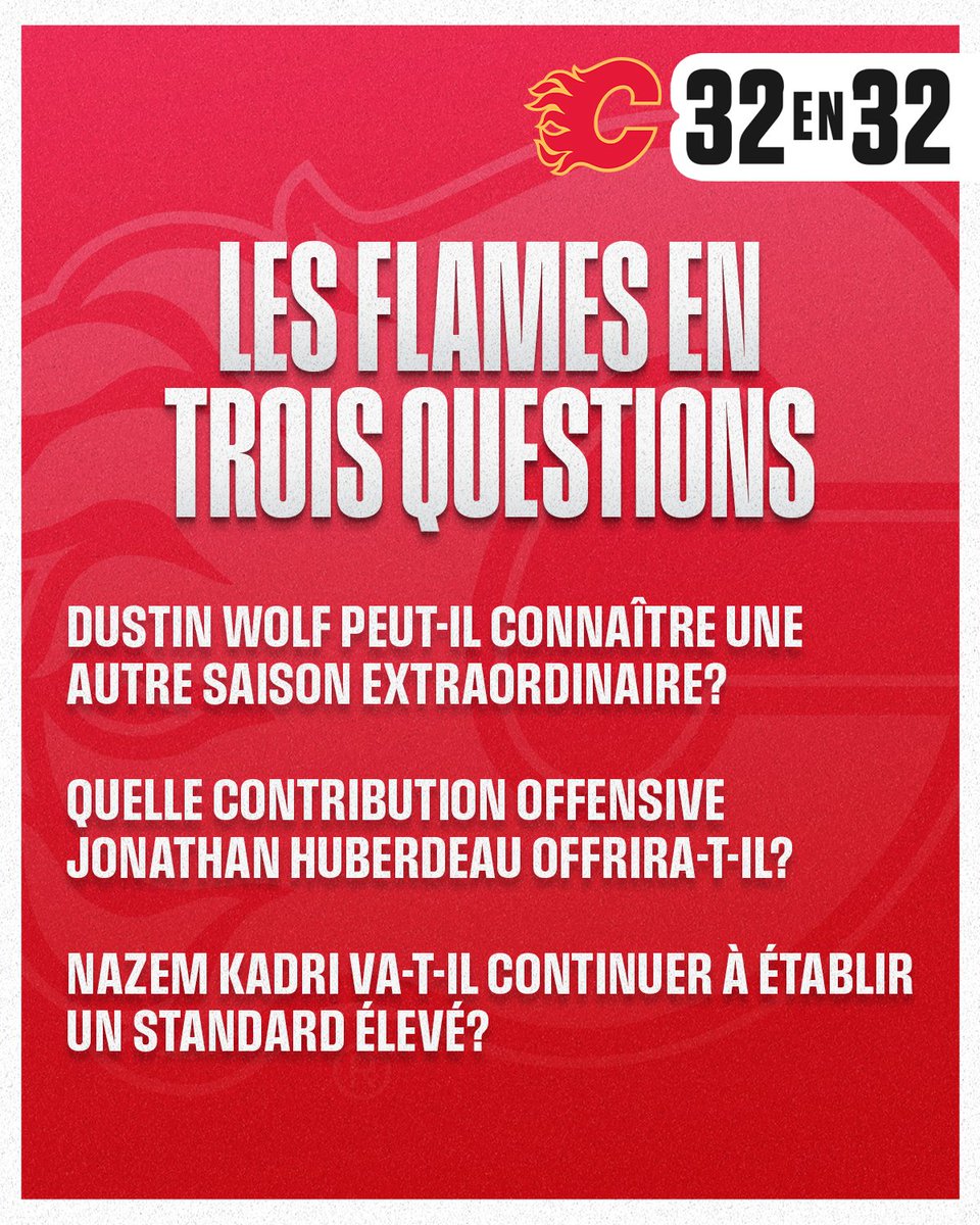 Trois questions déterminantes pour la saison des Flames 🔥

👉 nhl.com/fr/news/32-en-…