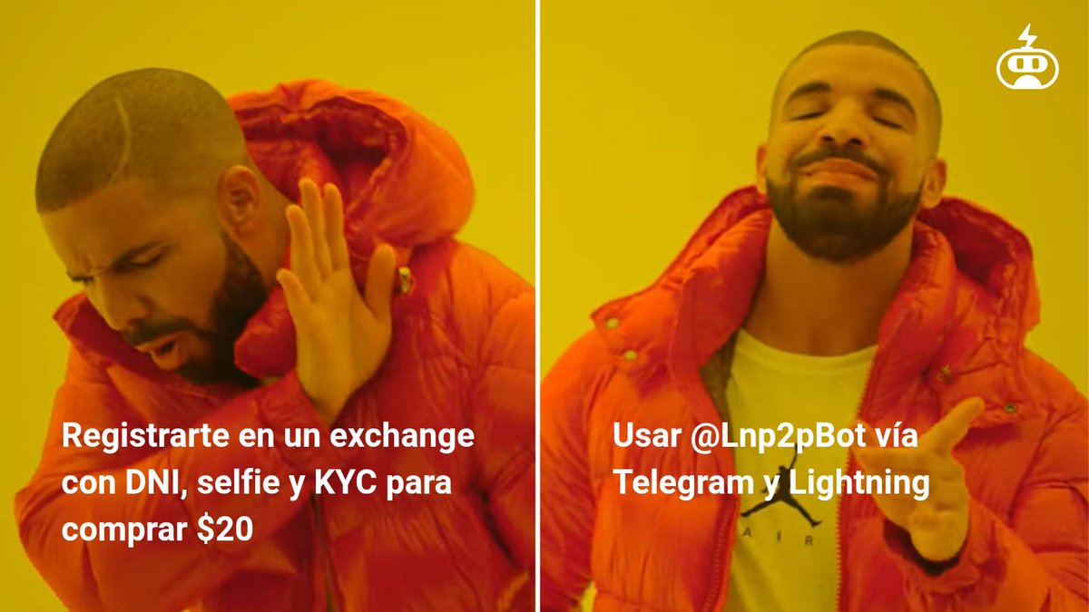 ❌ Registrarte en un exchange con DNI, selfie y KYC para comprar $20.
✅ Usar @Lnp2pBot 🤖 vía Telegram y Lightning ⚡, #SINKYC. 
¿Por qué elegir comodidad si podés tener #soberanía? 

Más info en lnp2pbot.com
#Bitcoin #SinKYC #P2P #Privacidad

-

❌ Register with your