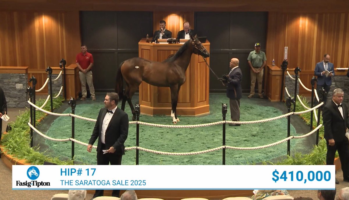 Life Is Good’un satışa sunulan ilk yearling yavrusu $410,000’a satıldı.