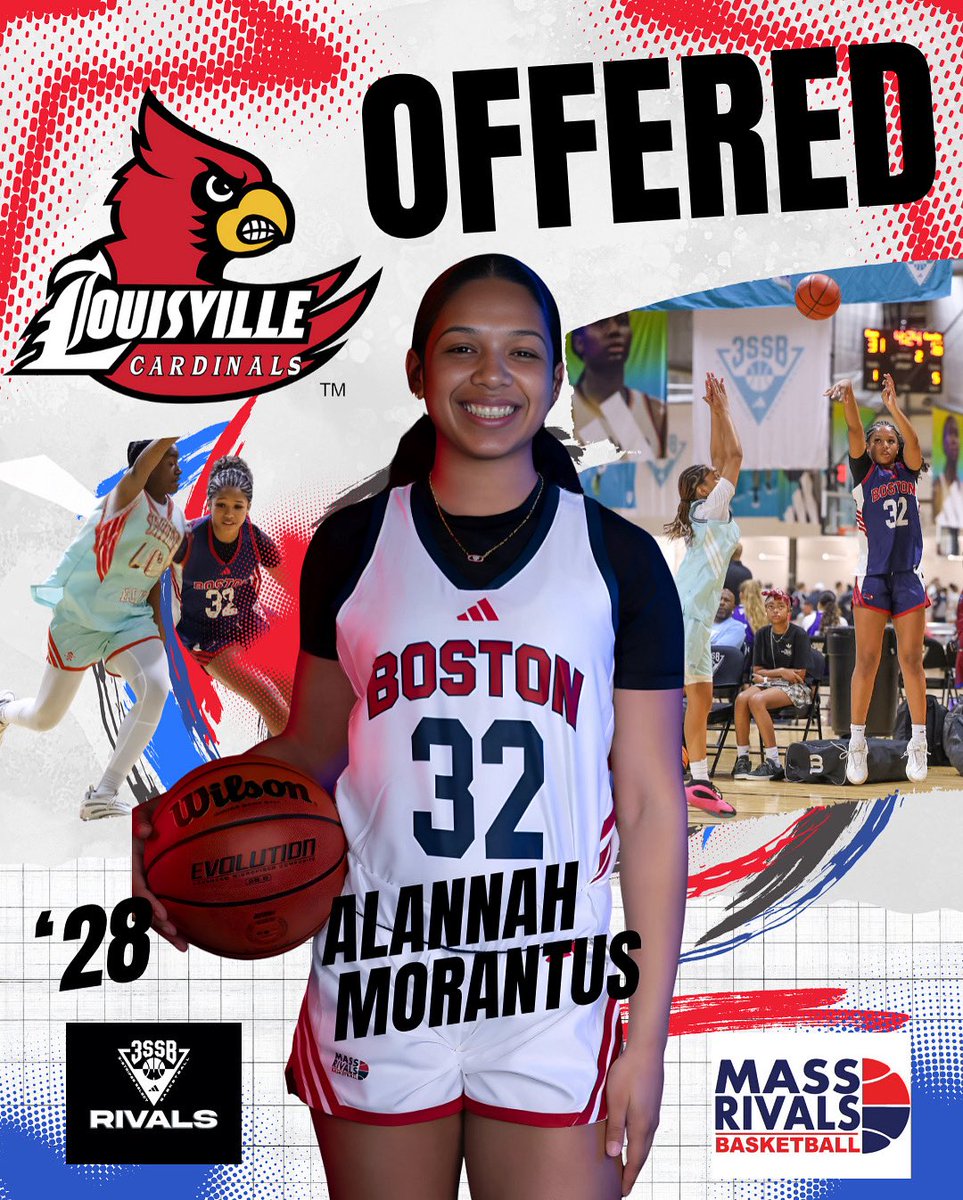 Lady Rivals (@ladyrivals) on Twitter photo Congratulations ‘28 <a href="/AlannahMorantus/">Alannah Morantus</a> on her recent offer from Louisville <a href="/LouisvilleWBB/">Louisville Women’s Basketball</a> <a href="/NEPSGBCA/">NEPSGBCA</a> <a href="/IAMCoachU1/">Ushearnda Rae</a> <a href="/ELITEisEARNED/">ELITE is EARNED ®️</a> <a href="/3SSBGCircuit/">3Stripes Select Basketball Girls Circuit</a> <a href="/ShaneLaflin/">Shane Laflin</a> <a href="/PGHNewEngland/">Prep Girls Hoops New England</a> <a href="/sportslifetalk/">Sportslifetalk Media🎙🎧</a> <a href="/Wootten_Camp/">Coach Wootten's Basketball Camp</a> <a href="/nehoopjournal/">New England Basketball Journal</a> <a href="/TrevorHass/">Trevor Hass</a> <a href="/ESPN_WomenHoop/">ESPN Women's Hoops</a> #WeAre/// Congratulations ‘28 <a href="/AlannahMorantus/">Alannah Morantus</a> on her recent offer from Louisville <a href="/LouisvilleWBB/">Louisville Women’s Basketball</a> <a href="/NEPSGBCA/">NEPSGBCA</a> <a href="/IAMCoachU1/">Ushearnda Rae</a> <a href="/ELITEisEARNED/">ELITE is EARNED ®️</a> <a href="/3SSBGCircuit/">3Stripes Select Basketball Girls Circuit</a> <a href="/ShaneLaflin/">Shane Laflin</a> <a href="/PGHNewEngland/">Prep Girls Hoops New England</a> <a href="/sportslifetalk/">Sportslifetalk Media🎙🎧</a> <a href="/Wootten_Camp/">Coach Wootten's Basketball Camp</a> <a href="/nehoopjournal/">New England Basketball Journal</a> <a href="/TrevorHass/">Trevor Hass</a> <a href="/ESPN_WomenHoop/">ESPN Women's Hoops</a> #WeAre///
