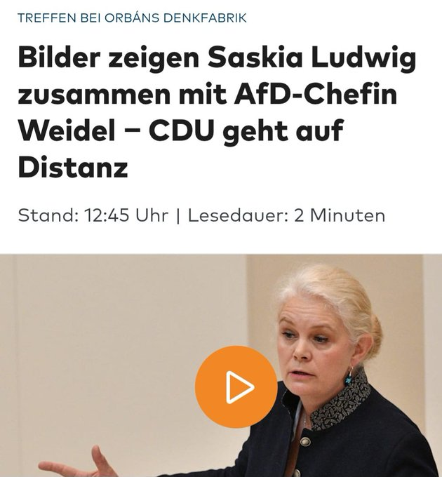 Ich würde sagen, dass sie einer Gruppe der CDU angehört, die die Gruppe nicht mehr vertuschen kann.

Wenn Merz nichts gegen diesen Teil der Partei unternehmen will, dann macht er deutlich, wo er selbst steht, oder?
Er könnte die CDU anders führen. Es nicht zu tun, das sagt etwas.