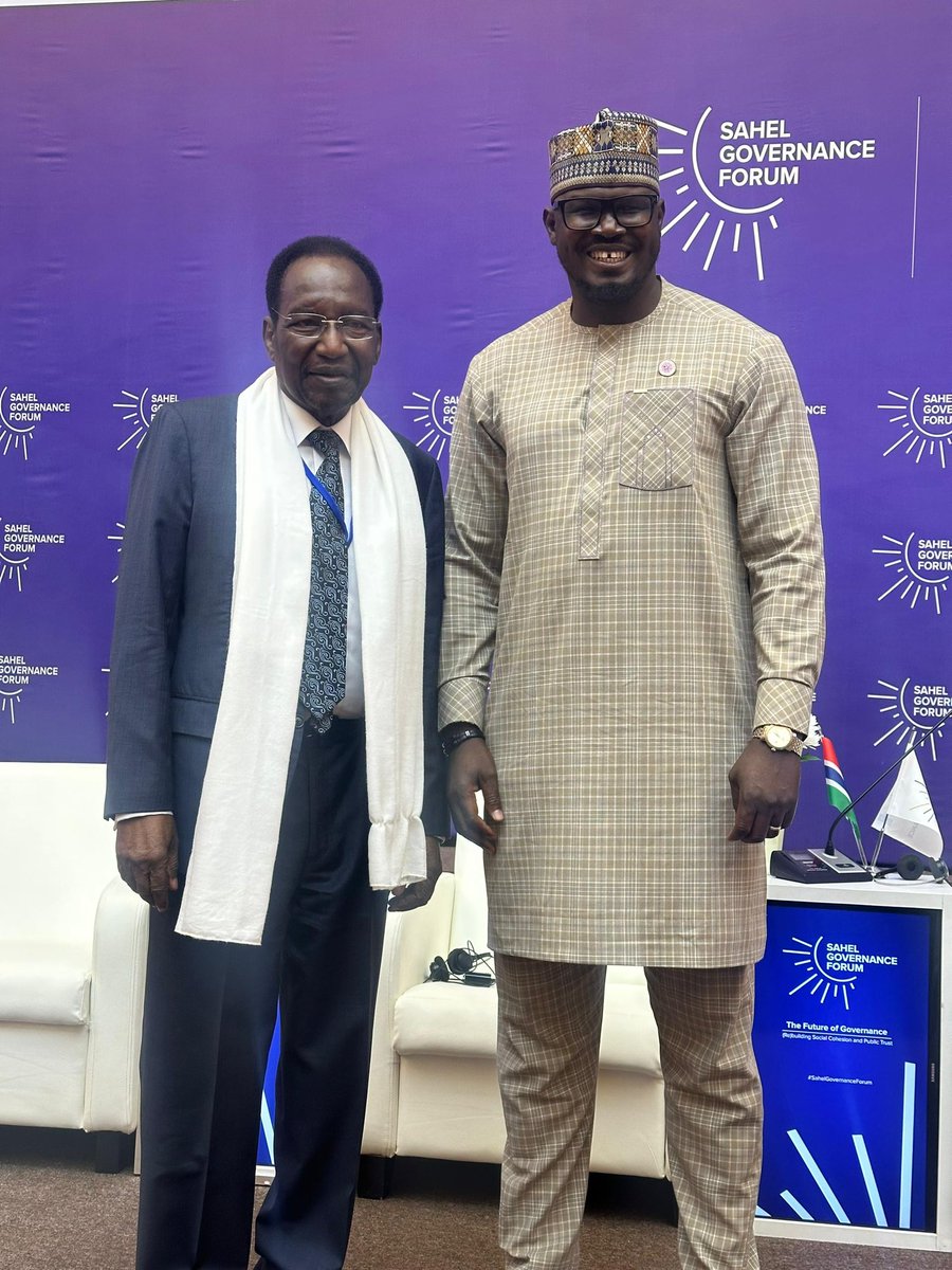 Moussa Kondo (@kondoba) on Twitter photo #Sahel_Governance_Forum
J’ai participé au #SGF2025 en tant Directeur Exécutif de <a href="/SahelInstitute/">Sahel Institute</a> à #Banjul. Ce forum international organisé par <a href="/UNDPWACA/">UNDP West and Central Africa 🇺🇳</a> , <a href="/GEJFoundation/">Goodluck Jonathan Foundation</a> et le #GouvernementGambia pour un dialogue franc, critique et constructif, un appel à l’action collective, #Sahel_Governance_Forum
J’ai participé au #SGF2025 en tant Directeur Exécutif de <a href="/SahelInstitute/">Sahel Institute</a> à #Banjul. Ce forum international organisé par <a href="/UNDPWACA/">UNDP West and Central Africa 🇺🇳</a> , <a href="/GEJFoundation/">Goodluck Jonathan Foundation</a> et le #GouvernementGambia pour un dialogue franc, critique et constructif, un appel à l’action collective,