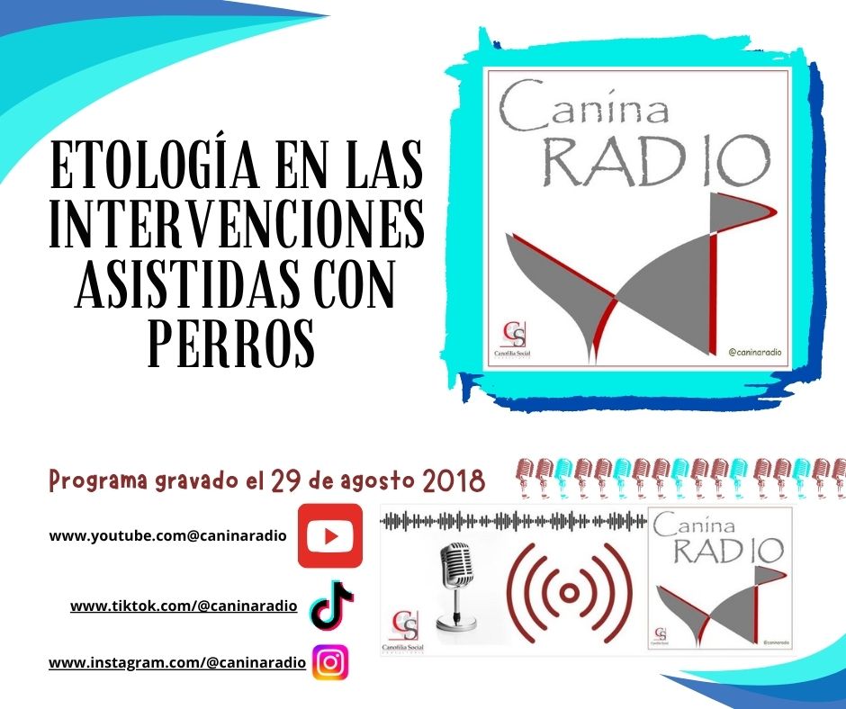 el tema de análisis:

ETOLOGÍA EN LAS INTERVENCIONES ASISTIDAS CON PERROS.

#PERROSDETERAPIA

#EDUCACIONCANINA

#ENTREVISTA

youtu.be/Yy01TtSMnGk