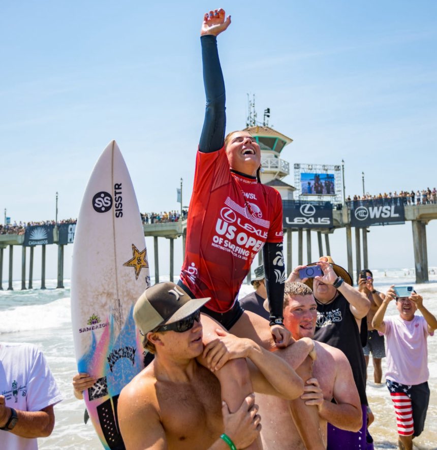 Gracey4HB's tweet photo. 🏄‍♂️🇺🇸🏆 HUGE CONGRATS to Team USA’s Levi Slawson &amp; Sawyer Lindblad on their US Open of Surfing victories! 🌊🔥

Big thanks to our incredible first responders for keeping everyone safe &amp; making it another awesome event in beautiful Surf City, USA! 🙌🇺🇸 #USOpenOfSurfing https://t.co/SjslH9aYFe