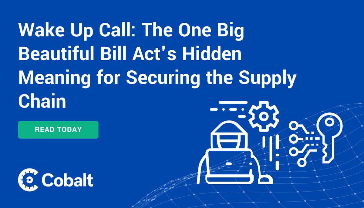 The "fortress" mentality is dead. 🏰 
With the passing of the #BigBeautifulBillAct, the U.S. government has publicly admitted that national security is only as strong as the countless businesses in its supply chain.

Read more: hubs.la/Q03Bg85g0