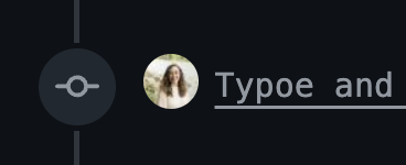 I love when I am fixing a typo but my commit message has a typo
