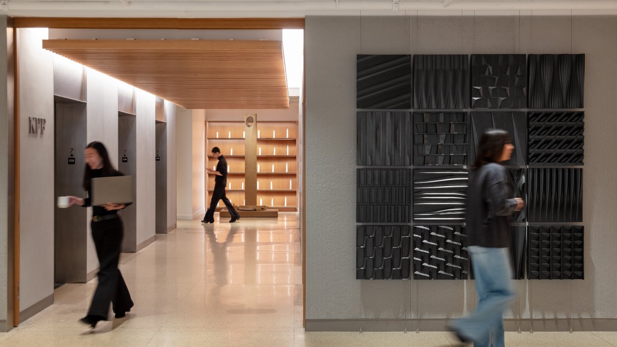 .<a href="/dezeen/">Dezeen</a> has featured KPF’s renovated New York studio, highlighting how the refreshed space fosters collaboration and creativity. Read more: bit.ly/4flWz23 #KPF #Dezeen #NYC
