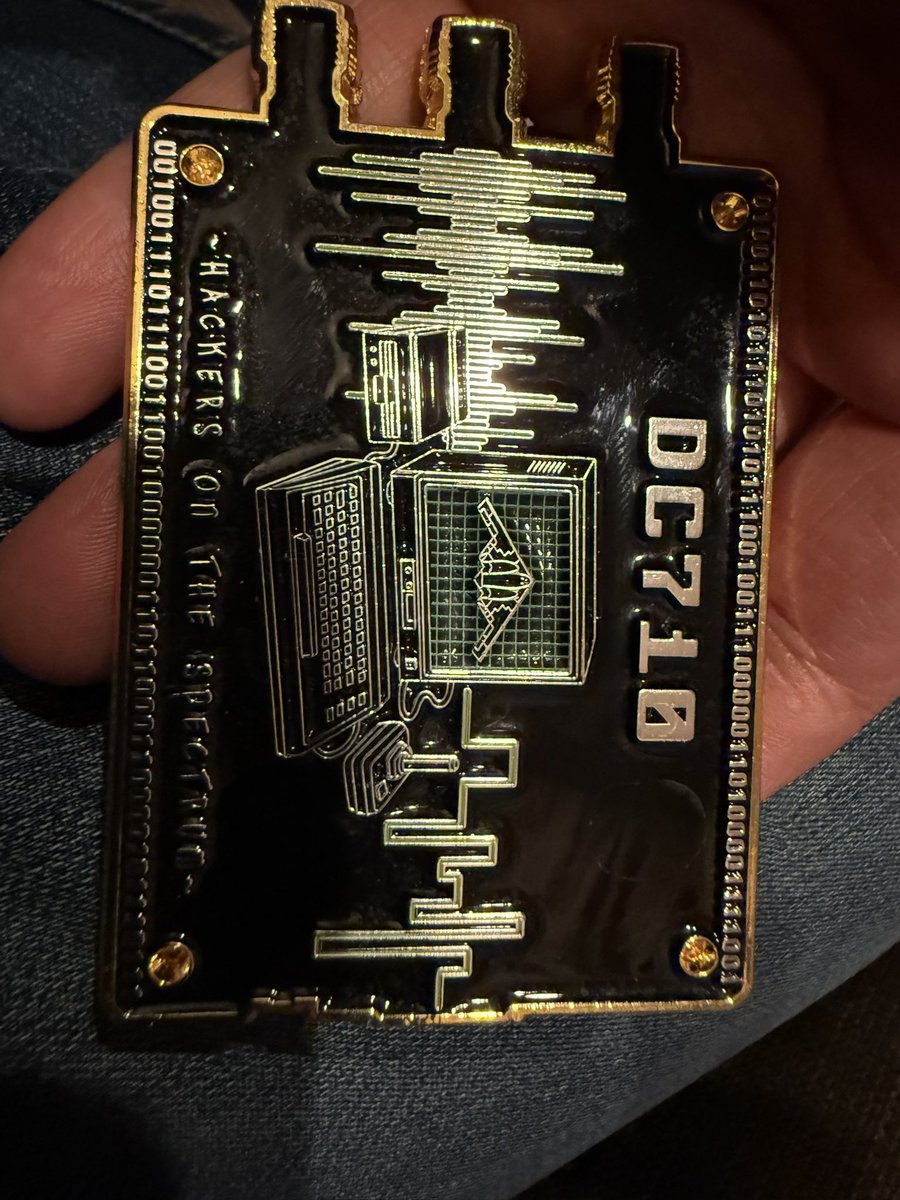 #DefCon #DC33 #DC710 <a href="/DC710_MJV/">DC710</a> first to find me gets a coin at DefCon. One of the newest DC Groups.