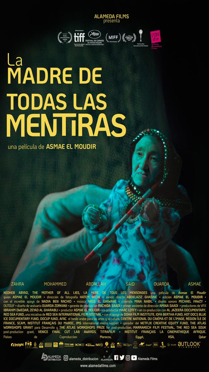Cineteca Nacional (@cinetecamexico) on Twitter photo #PróximoEstreno 🎬
Presentada en la sección oficial “Un Certain Regard”del <a href="/Festival_Cannes/">Festival de Cannes</a>, LA MADRE DE TODAS LAS MENTIRAS (Asmae El Moudir, 2023) explora la conexión entre la memoria individual y la colectiva a través de una travesía familiar y nacional. 🎥🇲🇦
Mírala a partir #PróximoEstreno 🎬
Presentada en la sección oficial “Un Certain Regard”del <a href="/Festival_Cannes/">Festival de Cannes</a>, LA MADRE DE TODAS LAS MENTIRAS (Asmae El Moudir, 2023) explora la conexión entre la memoria individual y la colectiva a través de una travesía familiar y nacional. 🎥🇲🇦
Mírala a partir