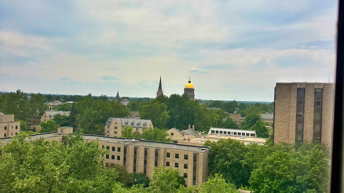 New role, lots of new views, same love for <a href="/NotreDame/">University of Notre Dame</a> 🫶🏻
Go Irish