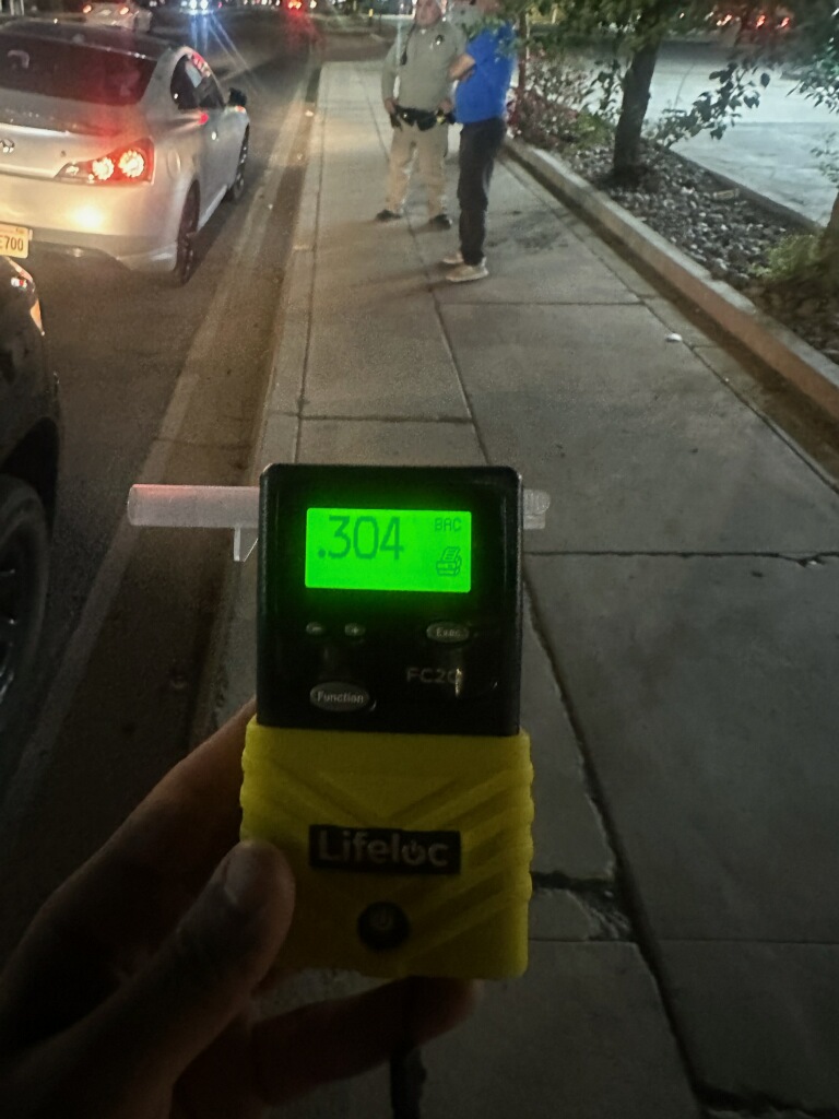 Last night, CHP El Centro Officers working the Graveyard shift stopped a vehicle weaving across lanes. The driver was nearly 4X the legal limit! 

Driving under the influence puts lives at risk. Always designate a sober driver. No excuses.
 
#DUIArrest #DriveSober #SafeRoads