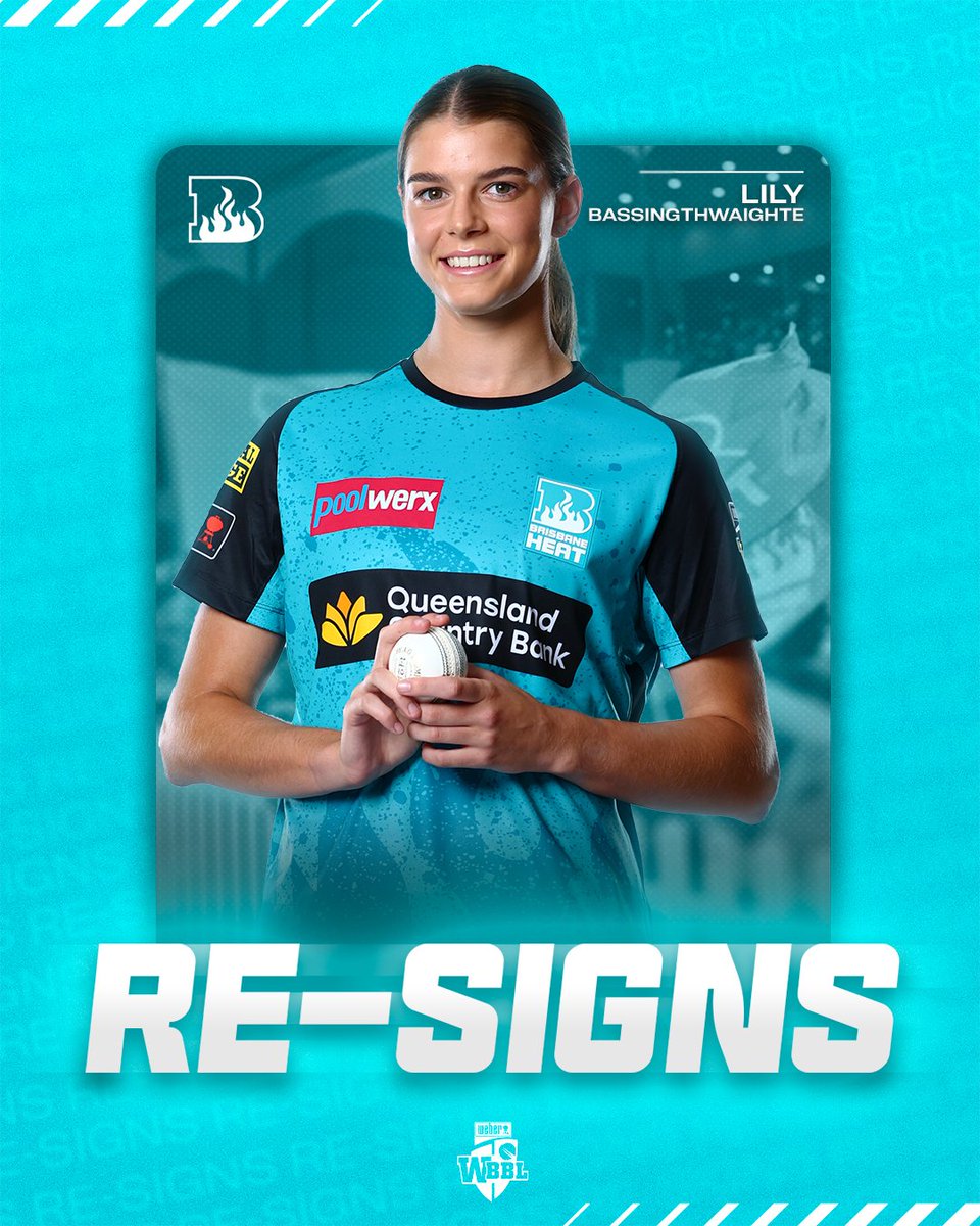 Berry, Bourke and Bassingthwaighte 🩵

Three teens added to the Brisbane Heat's #WBBL11 squad!