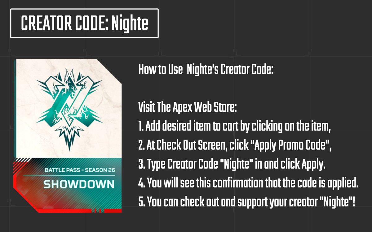 If you decide to use my code in the store, it doesn't have to be only for Apex Legends! You can use it on other EA games too! Sims, Battlefield, Dragon Age and more!

store.ea.com/apex-legends/en