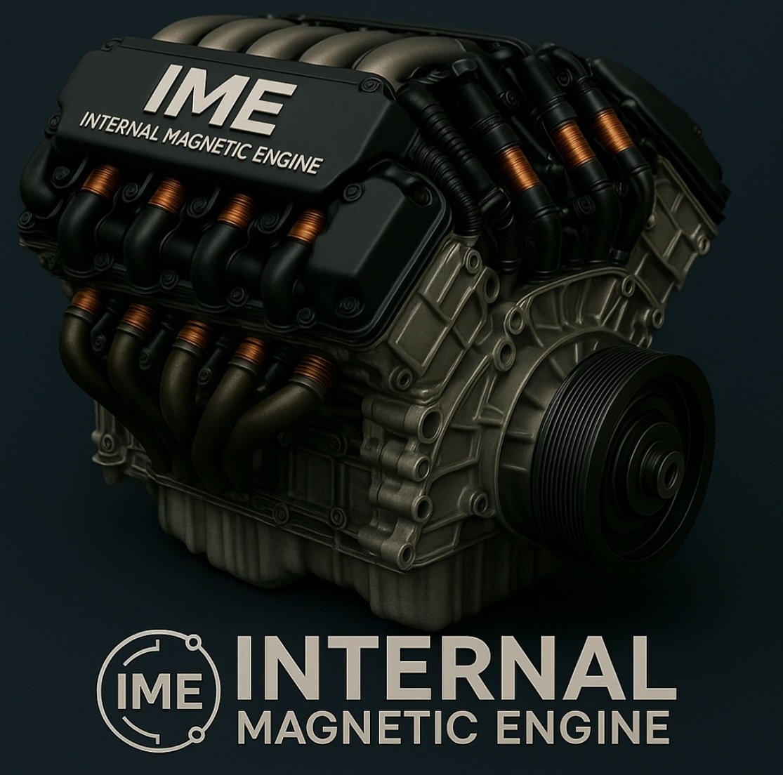LaLuke86's tweet image. ⚙️ IME V8 — Internal Magnetic Engine
No fuel. No spark. No emissions.
Just magnetic force → mechanical torque.

This is the future of propulsion.
Built for EVs, aerospace, defense, and beyond.

#PoweredByIME
#IMEV8 #InternalMagneticEngine #MagneticPropulsion
#ZeroEmissions