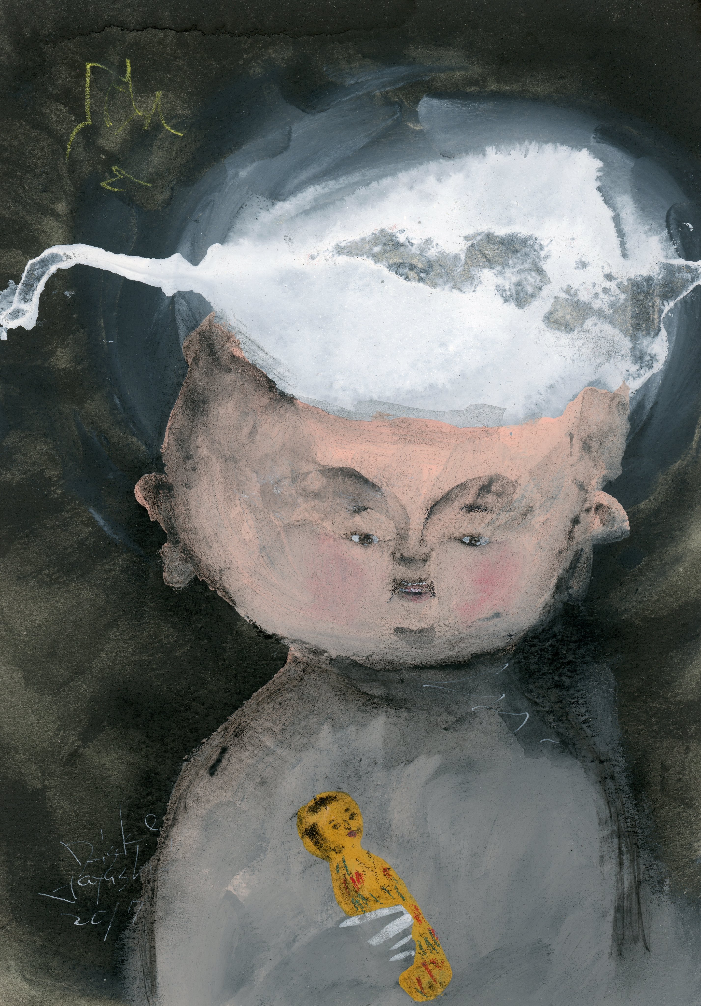 ハヤシダイスケ　土人形 静かに灯す #daisukehayashiart #dh土人形 #土人形