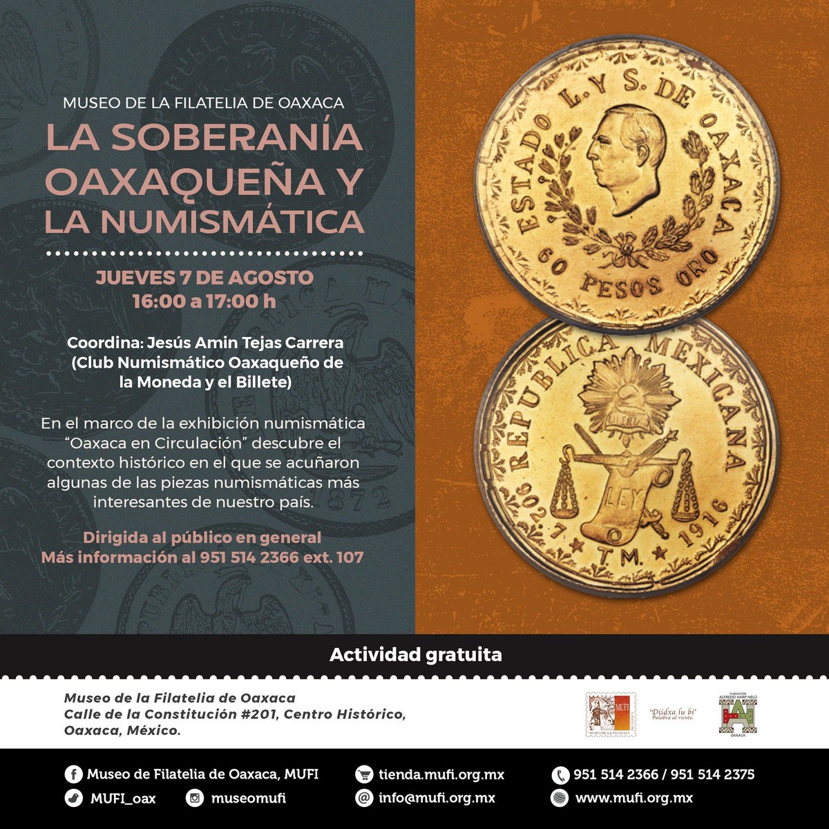 ¿Sabías que, temporalmente, en 1915 Oaxaca se separó de la federación mexicana, volviéndose un estado libre y soberano? ¡Aprende más sobre este interesante y complejo periodo histórico a través de las monedas y billetes de la época. 🪙
#Oaxaca #Historia #México #monedas #Billetes