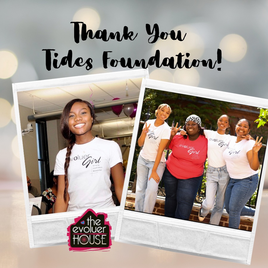 Grateful for the support of the #TidesFoundation!

From the classroom to the front lines, their commitment to advancing young women and girls continues to raise the bar.

Thank you for fueling the future of female empowerment through your support of the Evoluer House!