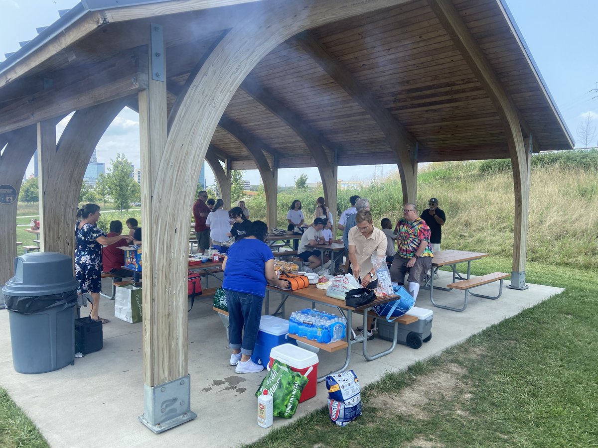 Great food and camaraderie at our guild picnic yesterday at Glass City Metropark!