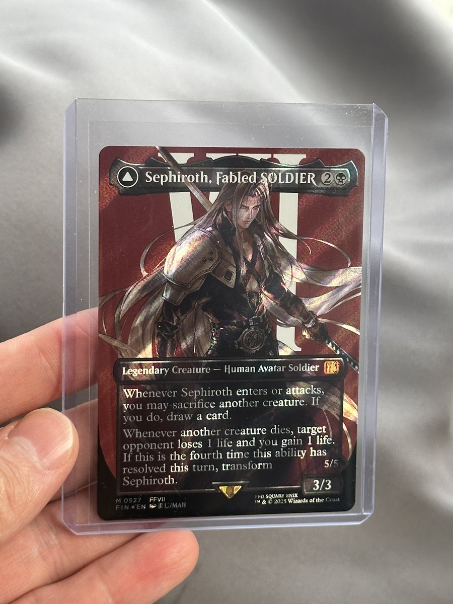 Jeffro (@jeffronyc) on Twitter photo Probably the most expensive card, or close to it, I have ever pulled from a pack.
<a href="/wizards_magic/">Magic: The Gathering</a> Probably the most expensive card, or close to it, I have ever pulled from a pack.
<a href="/wizards_magic/">Magic: The Gathering</a>