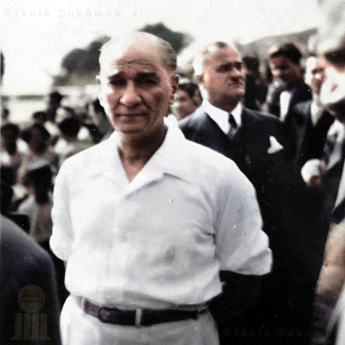 Atatürk’ün, nadir fotoğraflarından bir tanesi.
