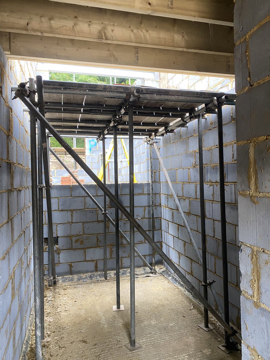2 new builds going on up on site with 2 internal platforms. <a href="/dmsscaff/">DMS Scaffolding</a> #dmsscaffolding