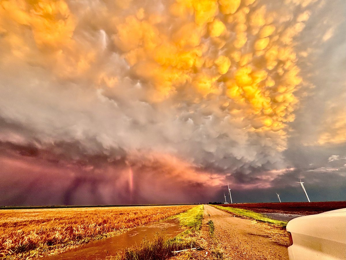 CropQuestInc's tweet photo. Storms packed a punch last night — but left behind some wild skies.
Out checking for hail, wind-blown corn, and washed-out spots.

📸 See anything your way? Drop a photo.
— Jared Stegman, Montezuma Division
#CropQuest #AfterTheStorm #CropCheck #AgLife https://t.co/yNkAnYbASS