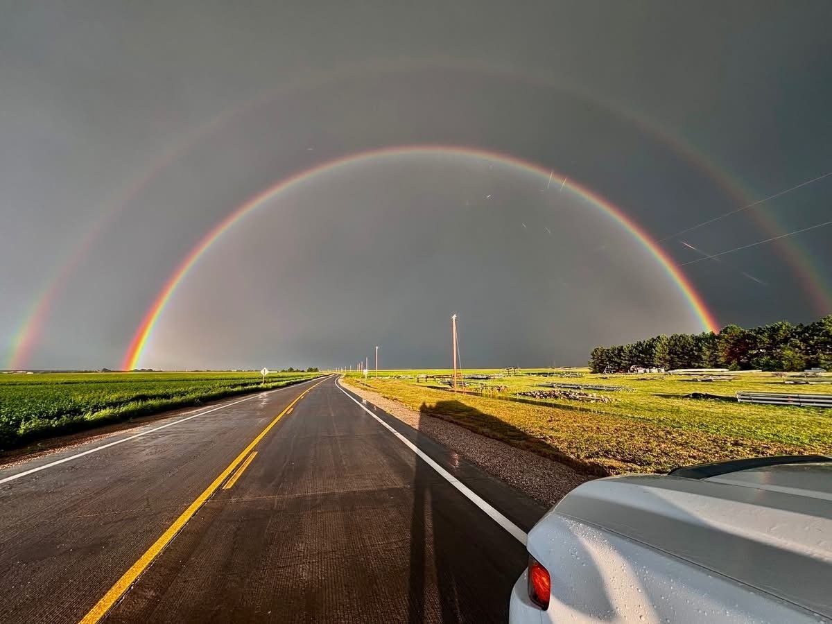 CropQuestInc's tweet photo. Storms packed a punch last night — but left behind some wild skies.
Out checking for hail, wind-blown corn, and washed-out spots.

📸 See anything your way? Drop a photo.
— Jared Stegman, Montezuma Division
#CropQuest #AfterTheStorm #CropCheck #AgLife https://t.co/yNkAnYbASS