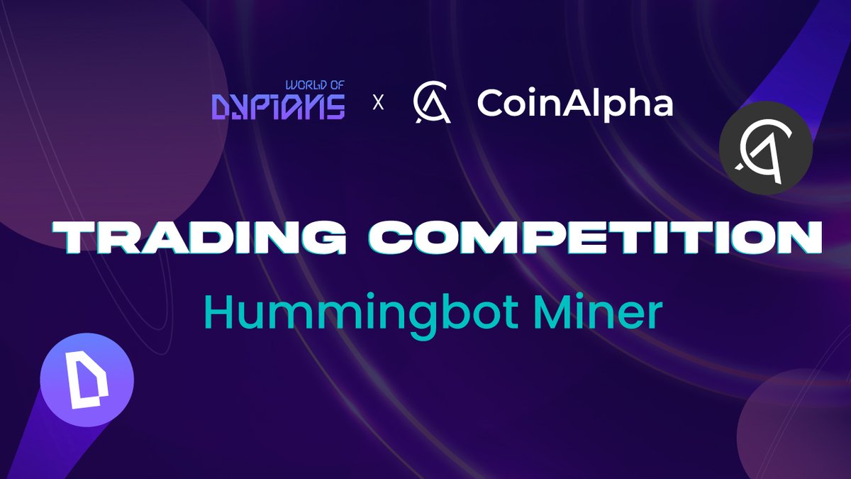 World of Dypians (@worldofdypians) on Twitter photo ⚔️ From in-game dominance to trading arenas.
The $WOD/USDT pair is now part of the new <a href="/_hummingbot/">hummingbot</a> Miner competition on <a href="/kucoincom/">KuCoin</a> — where strategy meets automation, and every trade could push you to the top.
Are you ready to compete on a whole new front?
🗓 Begins August 5 ⚔️ From in-game dominance to trading arenas.
The $WOD/USDT pair is now part of the new <a href="/_hummingbot/">hummingbot</a> Miner competition on <a href="/kucoincom/">KuCoin</a> — where strategy meets automation, and every trade could push you to the top.
Are you ready to compete on a whole new front?
🗓 Begins August 5