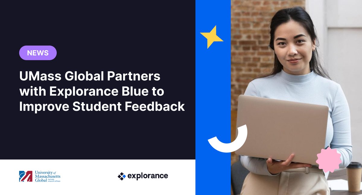 Explorance (@explorance) on Twitter photo UMass Global s'associe à #Explorance pour révolutionner les retours étudiants avec Blue ! 🎓💬 
Rejoignez-nous pour célébrer ce partenariat dynamique et un avenir éducatif plus brillant ! 📚✨
Découvrez plus sur ce partenariat ici : hubs.la/Q03Bbh1R0 UMass Global s'associe à #Explorance pour révolutionner les retours étudiants avec Blue ! 🎓💬 
Rejoignez-nous pour célébrer ce partenariat dynamique et un avenir éducatif plus brillant ! 📚✨
Découvrez plus sur ce partenariat ici : hubs.la/Q03Bbh1R0