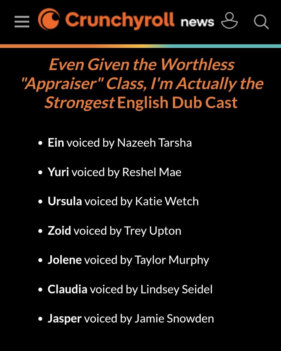 Oh hey! You can hear me as JASPER in this upcoming anime. I had a ton of fun voicing him. You'll like him, he's a Gem 💎