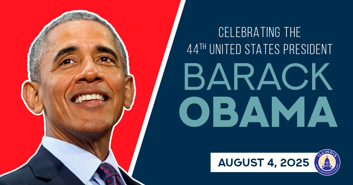 Illinois  designated Aug. 4 to celebrate the enduring legacy of leadership, hope  and progress brought to our nation by Barack Obama, who began his career  serving the people of Illinois in the Land of Lincoln. Happy Barack Obama Day!