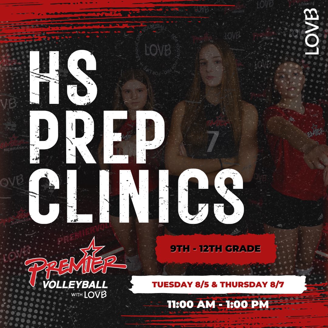 Premier_VB's tweet image. ↗️ Join us this week! Still time to register!

Continue to sharpen your skills with our Premier Nebraska Coaching Staff! 💪🏼

🔗 in bio! 

#PremierTrained // #GoPremierVB
